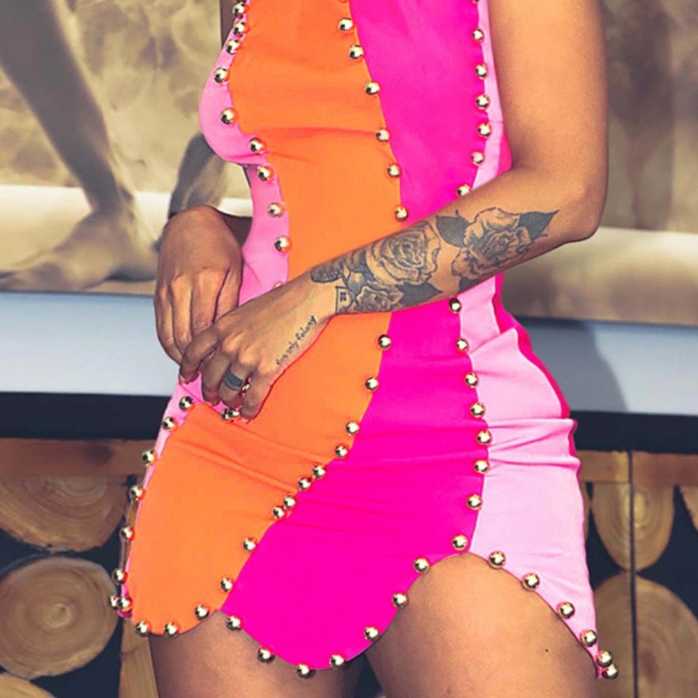 NEW Gold Beaded dress